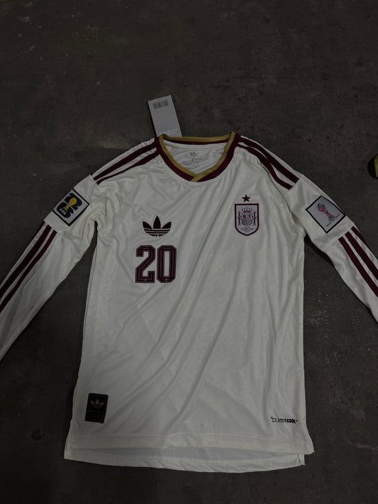 Spain World Cup 2026 Away Jersey Full Sleeves