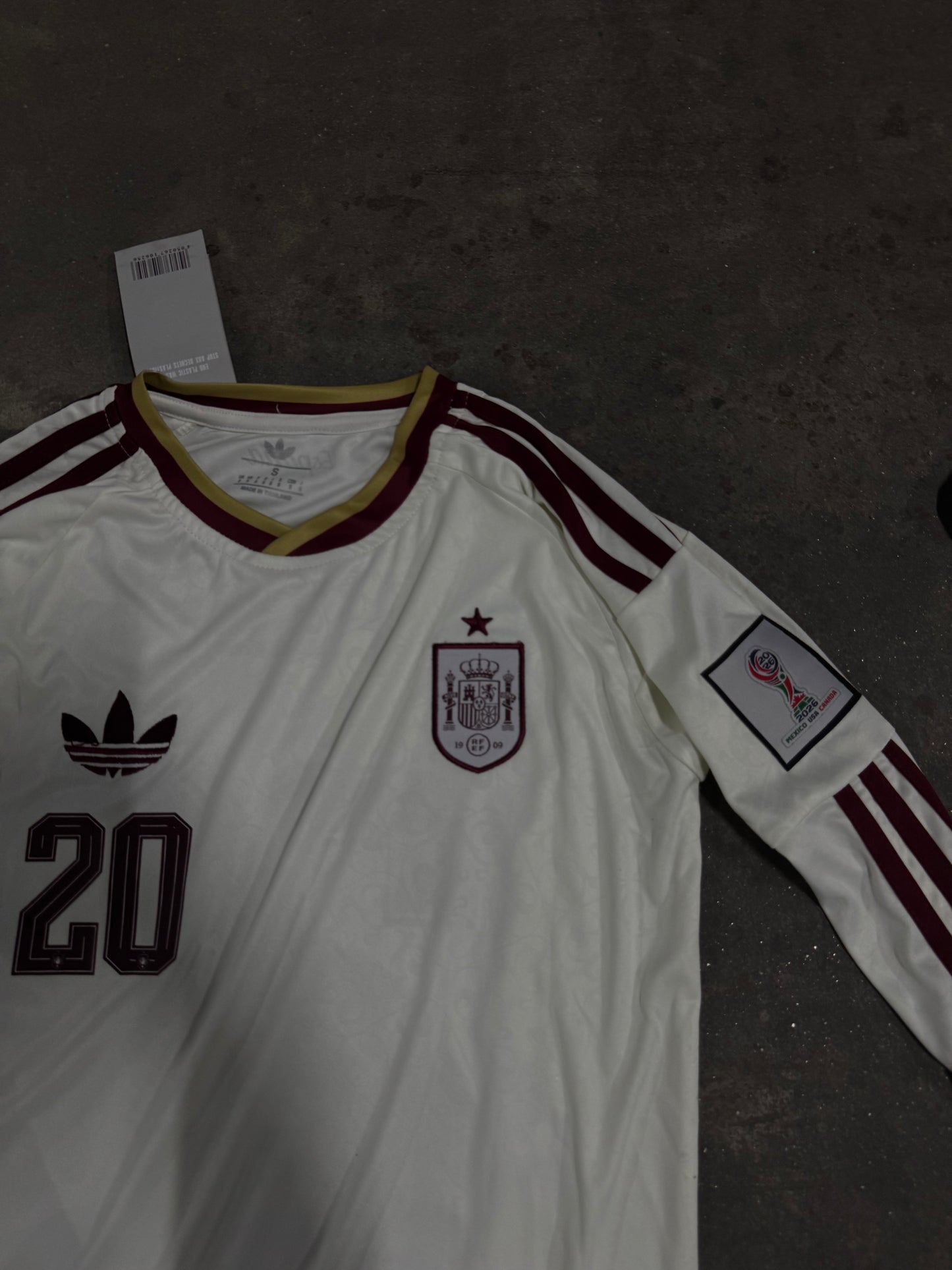 Spain World Cup 2026 Away Jersey Full Sleeves